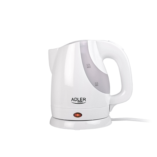 ADLER Swiss Design 0,9 l biały - czajnik elektryczny bezprzewodowy plastikowy