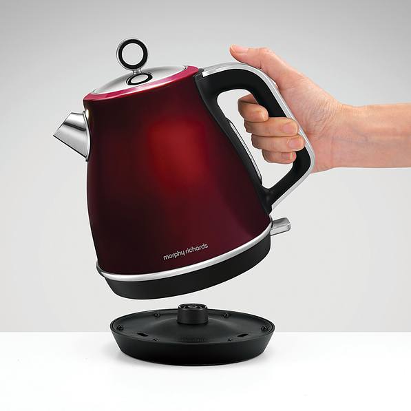 MORPHY RICHARDS Evoke Jug Special 1,5 l czerwony – czajnik elektryczny stalowy