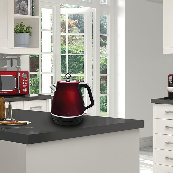 MORPHY RICHARDS Evoke Jug Special 1,5 l czerwony – czajnik elektryczny stalowy