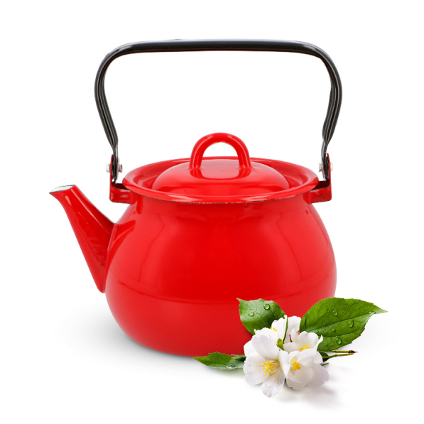 Czajnik emaliowany STEAM CZERWONY 2,5 l
