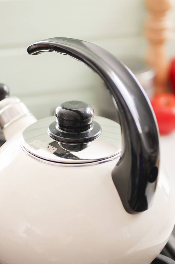 Czajnik emaliowany z gwizdkiem 2,5 l