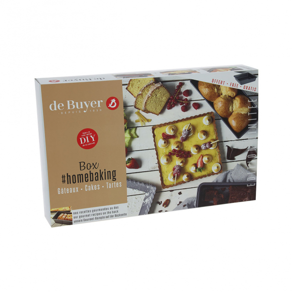 DE BUYER Cake Set 3 szt. - formy do pieczenia ciast ze stali nierdzewnej