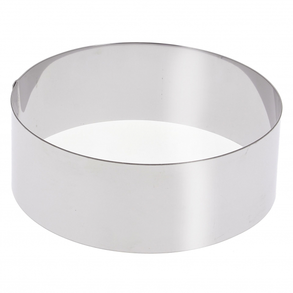 De Buyer Inox 30 cm - pierścień do deserów ze stali nierdzewnej