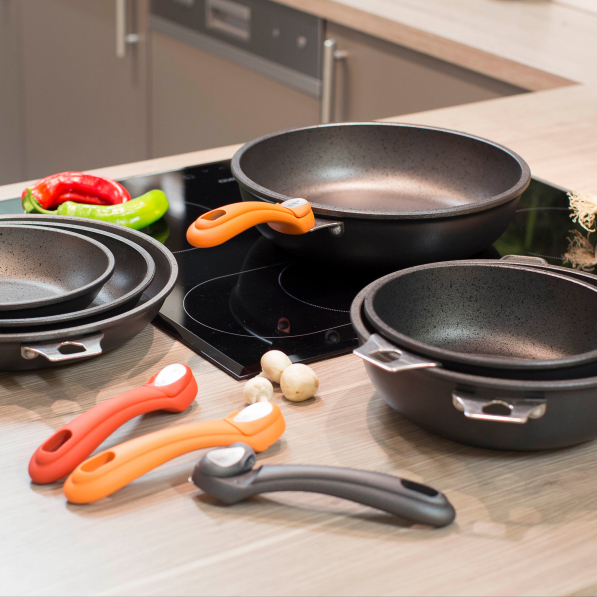 DE BUYER Twisty zielona - rączka do garnków i patelni plastikowa