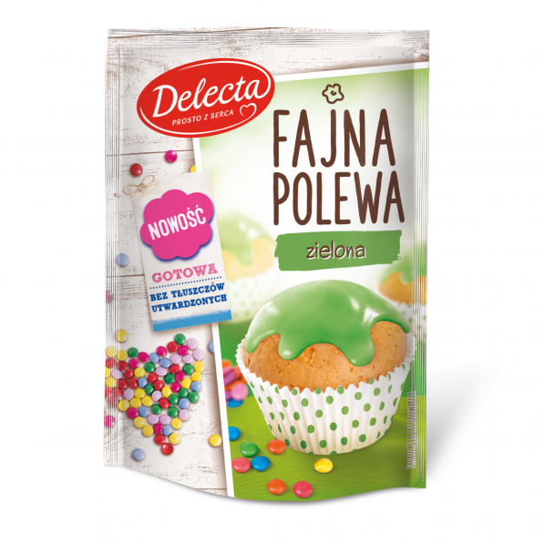 DELECTA Fajna Polewa 80 g 3 szt. - polewy dekoracyjne do ciast