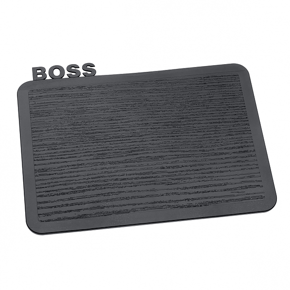 KOZIOL Happy Boards Boss czarna 24,5 x 19 cm - deska do krojenia plastikowa