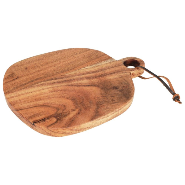 Deska do krojenia z drewna akacjowego 23 x 19 cm