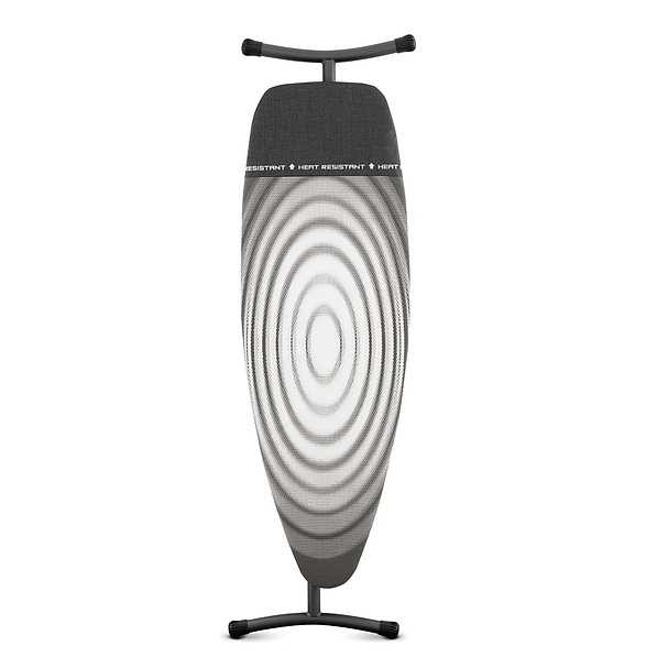 BRABANTIA Titan Oval czarna 135 x 45 cm - deska do prasowania ze stali nierdzewnej