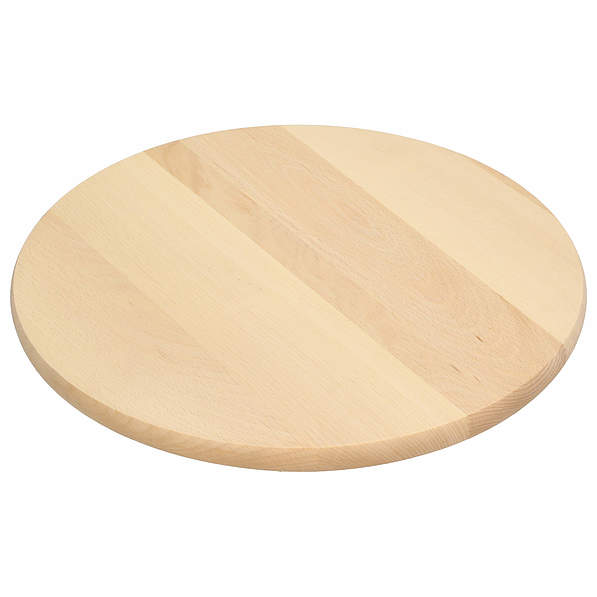 Deska/taca do serwowania serów i pizzy obrotowa drewniana PRACTIC BRĄZOWA 35 cm