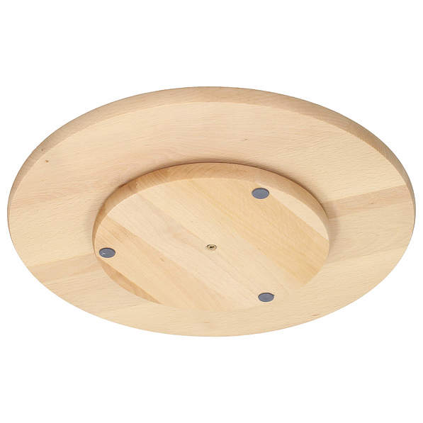 Deska/taca do serwowania serów i pizzy obrotowa drewniana PRACTIC BRĄZOWA 35 cm