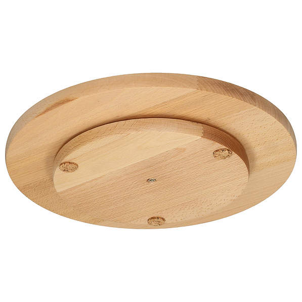 Deska / taca do serwowania serów i pizzy obrotowa drewniana WOOD BRĄZOWA 30 cm