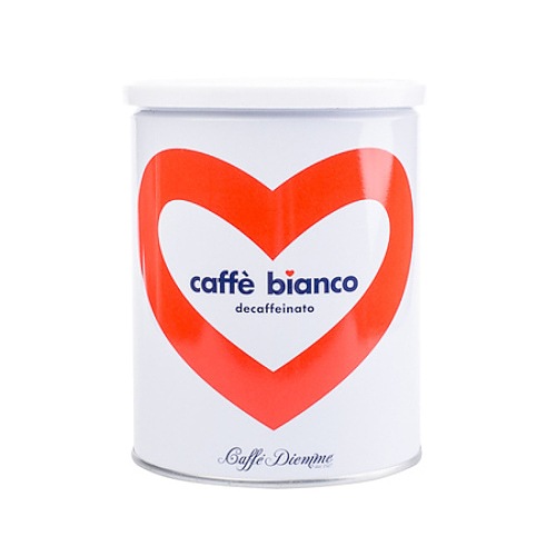 DIEMME CAFFE Decaffeinato Miscela Blu Bianco 250 g - włoska kawa mielona bezkofeinowa