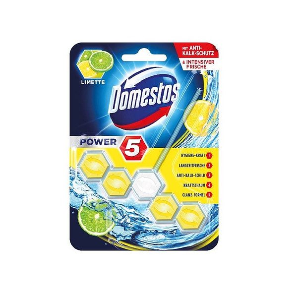 DOMESTOS Power Lime 55 g - zawieszka do WC