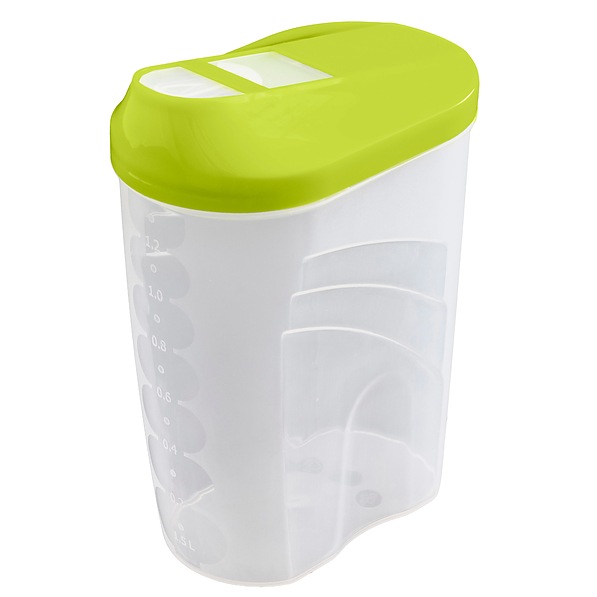 Dozownik / Pojemnik na żywność plastikowy BRANQ EASY WAY BOX ZIELONY 0,7 l