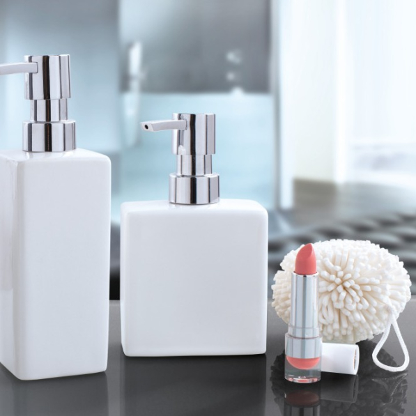 Dozownik do mydła w płynie lub płynu do mycia naczyń ceramiczny KLEINE WOLKE FLASH 250 ml