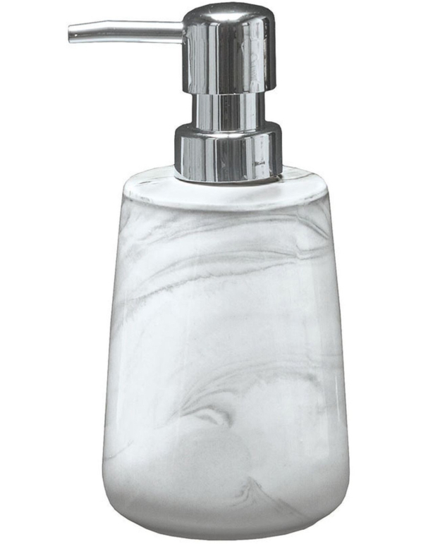 Dozownik do mydła w płynie lub płynu do mycia naczyń porcelanowy KLEINE WOLKE MARBLE