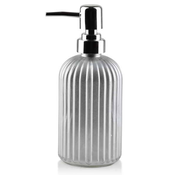 Dozownik do mydła w płynie lub płynu do mycia naczyń szklany BATHLAB ARI 400 ml