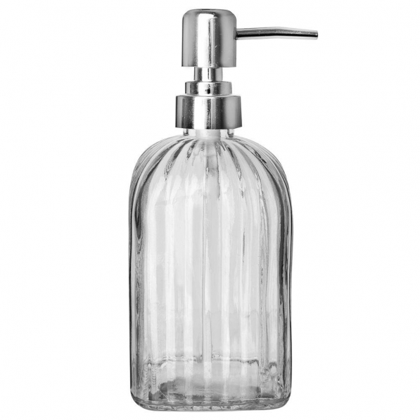 Dozownik do mydła w płynie lub płynu do mycia naczyń szklany ORNATE GLASS 550 ml