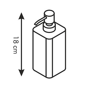 TESCOMA Online 350 ml biały - dozownik do mydła w płynie lub płynu do mycia naczyń