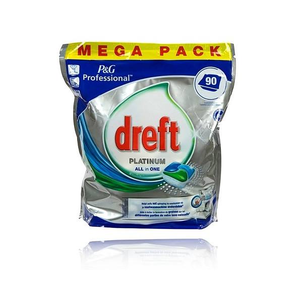 DREFT Platinum Orginal All In One 90 szt. - kapsułki do zmywarki