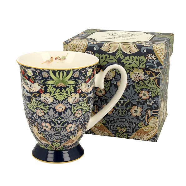 DUO Art Gallery By William Morris Strawberry Thief 325 ml wielokolorowy - kubek porcelanowy