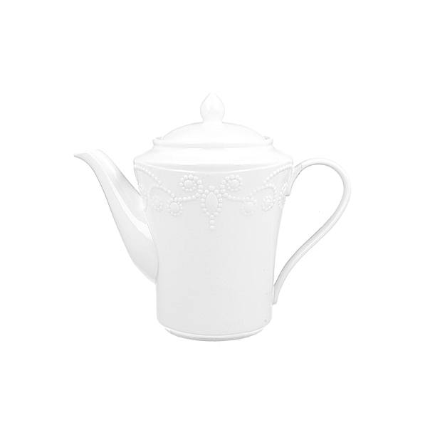 DUO Ing 0,95 l biały - dzbanek do herbaty i kawy porcelanowy 