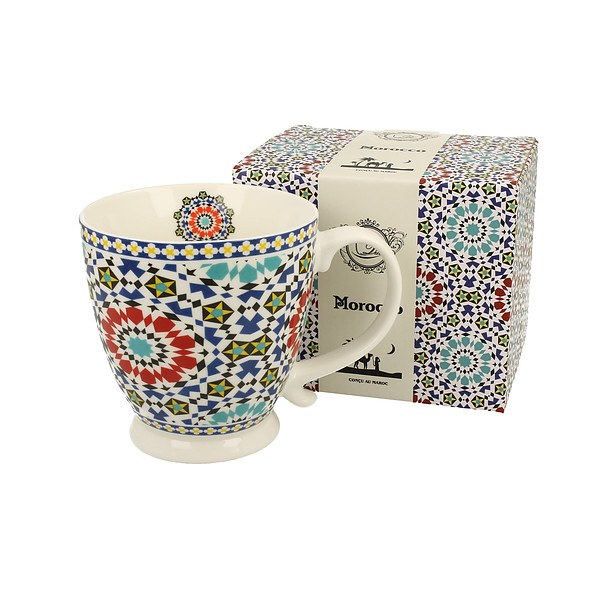 DUO Maroko New 450 ml wielokolorowy - kubek porcelanowy 