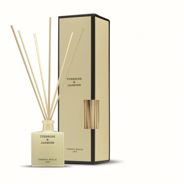 Patyczki zapachowe z dyfuzorem CERERIA MOLLA BOUTIQUE TUBEROSE AND JASMINE 100 ml