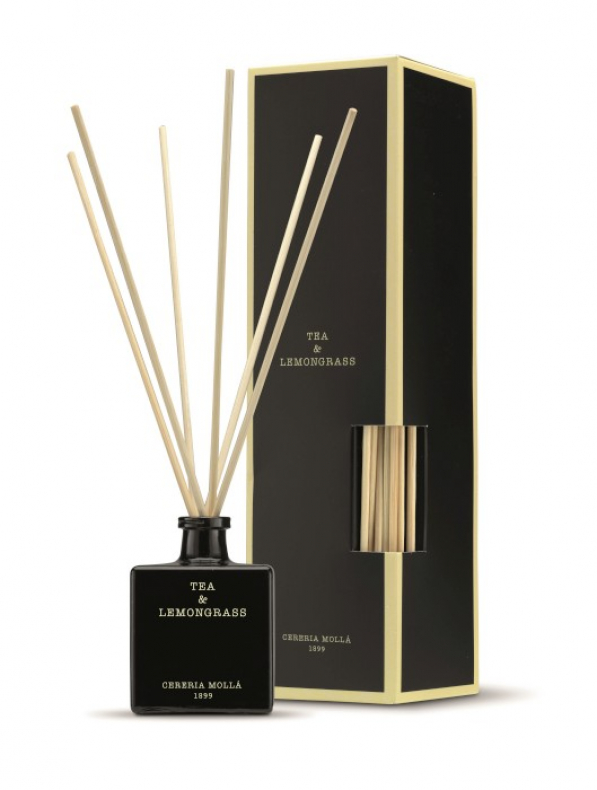Patyczki zapachowe z dyfuzorem CERERIA MOLLA BOUTIQUE TEA AND LEMONGRASS 100 ml