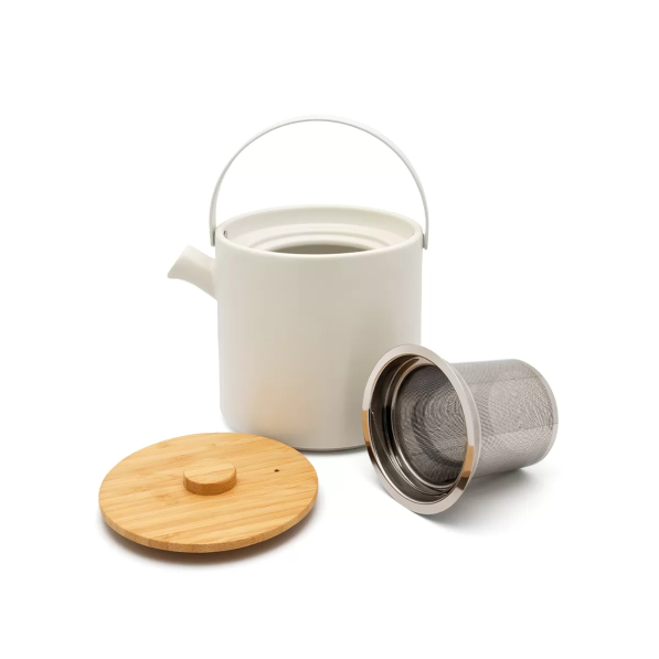 Dzbanek do herbaty ceramiczny z podgrzewaczem BREDEMEIJER UMEA 1,2 l