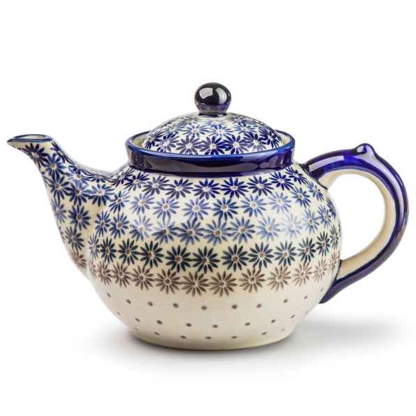 Dzbanek do herbaty i kawy ceramiczny Manufaktura w Bolesławcu 1,5 l - dek. AS55