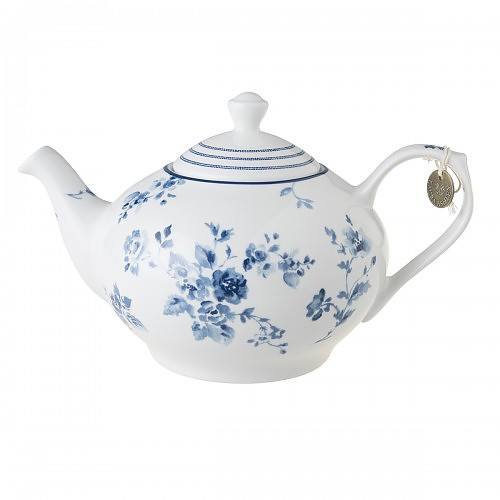Dzbanek do herbaty i kawy porcelanowy LAURA ASHLEY CHINA ROSE BIAŁY 1,5 l