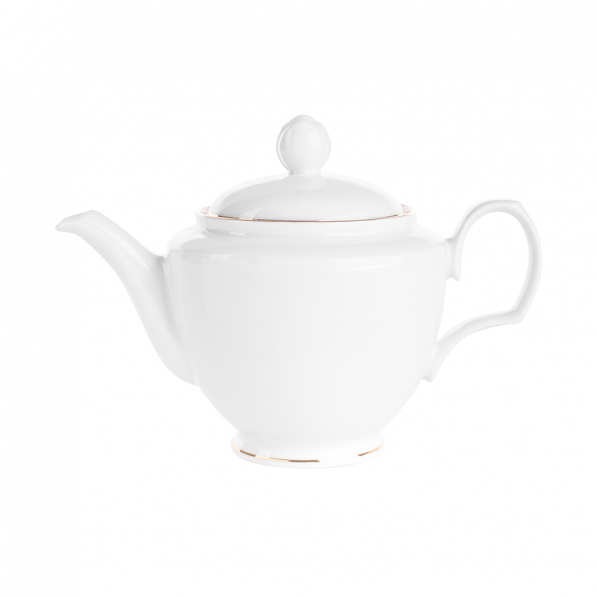 Dzbanek do herbaty i kawy porcelanowy MARIAPAULA ZŁOTA LINIA 0,6 l