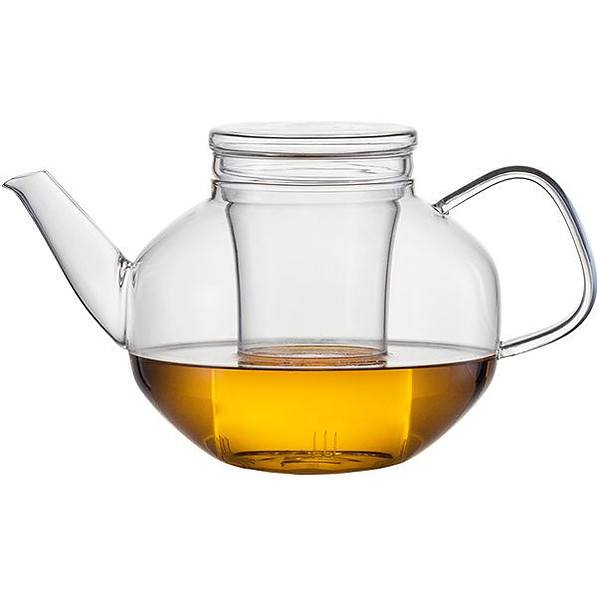 Dzbanek do herbaty z zaparzaczem szklany JENAER GLAS RELAX FAMILY 1,4 l