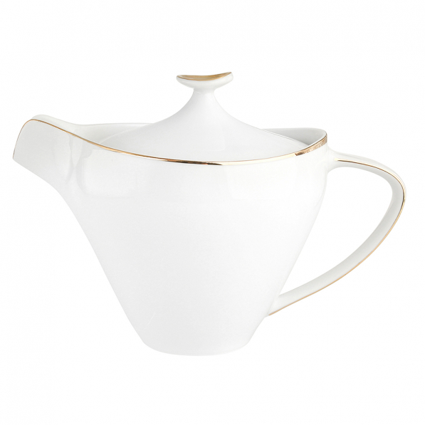 Dzbanek do kawy i herbaty porcelanowy MARIAPAULA MODERNA GOLD 1 l