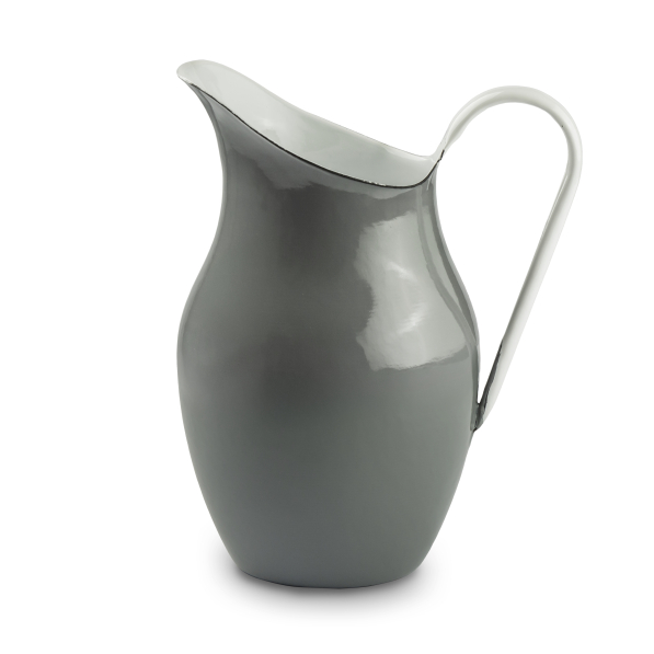 Dzbanek do wody / Wazon emaliowany OLKUSKIE WYROBY EMALIOWANE 2,6 l OWE Grey