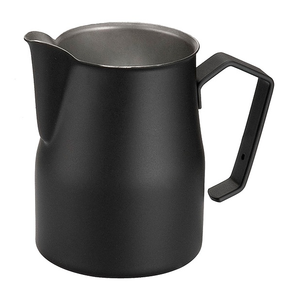 MOTTA Milk Pitcher 750 ml czarny - dzbanek do spieniania mleka ze stali nierdzewnej