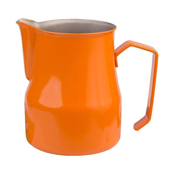 MOTTA Milk Pitcher 350 ml pomarańczowy - dzbanek do spieniania mleka ze stali nierdzewnej