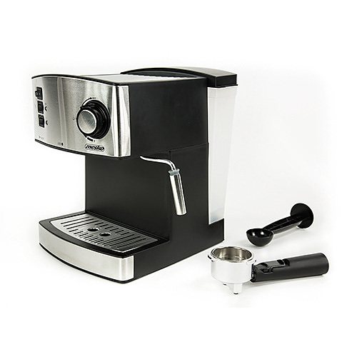 MESKO Inox 850 W czarny - ekspres do kawy ciśnieniowy