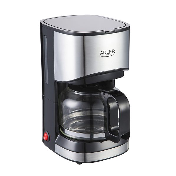 ADLER Caffeterina 550 W srebrny - ekspres do kawy przelewowy metalowy