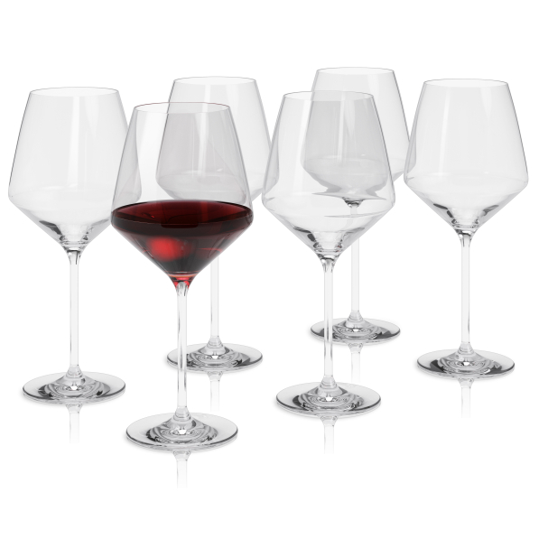 EVA SOLO Legio Nova 650 ml 6 szt. - kieliszki do burgunda kryształowe