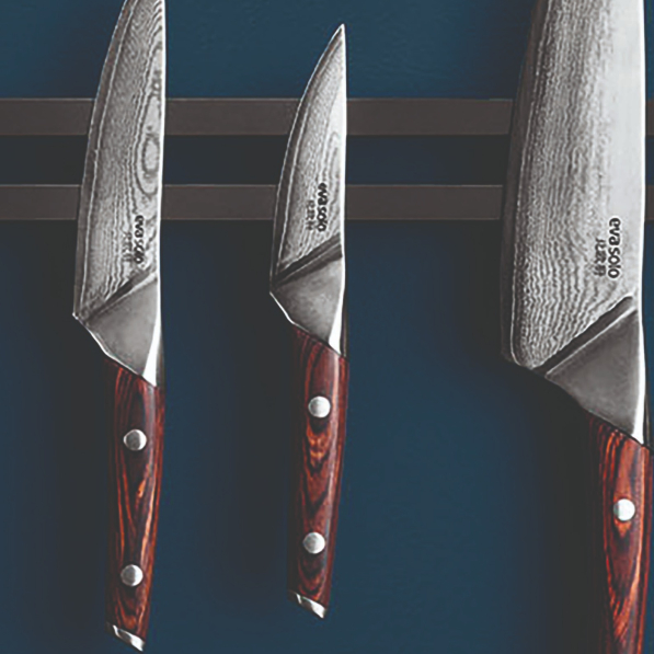 EVA SOLO Nordic Kitchen 9 cm - nóż do warzyw i owoców ze stali damasceńskiej