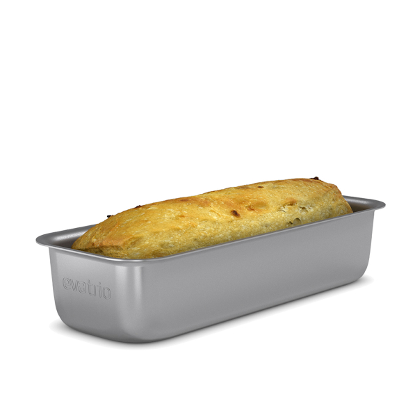 EVA TRIO 28 x 10,5 cm - keksówka / forma do pieczenia chleba i pasztetu aluminiowa