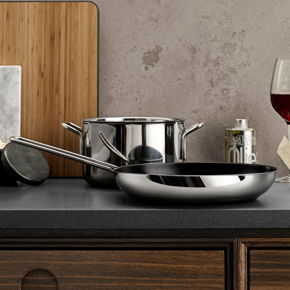 EVA TRIO Stainless Steel 24 cm - patelnia ceramiczna nieprzywierająca