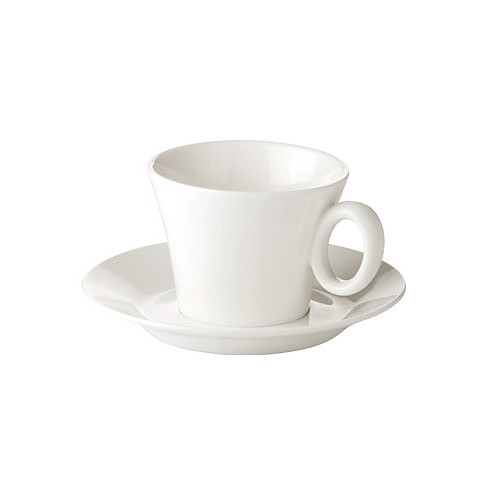 Filiżanka do cappucino porcelanowa ze spodkiem TESCOMA ALLEGRA KREMOWA 200 ml