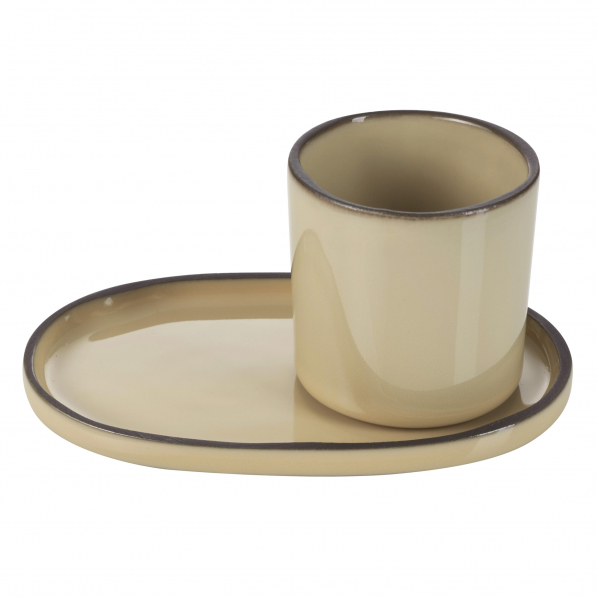 REVOL Caractere Gałka Muszkatołowa 80 ml - kubek do espresso porcelanowy