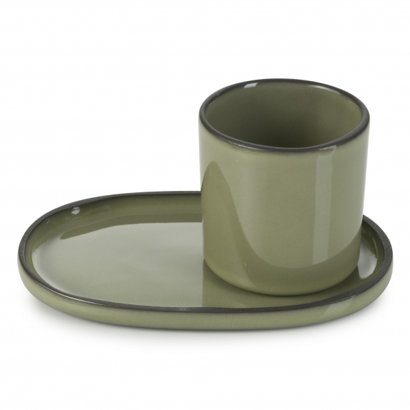 REVOL Caractere Kardamon 80 ml - kubek do espresso porcelanowy