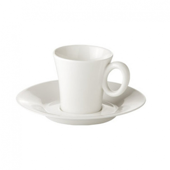 Filiżanka do espresso porcelanowa ze spodkiem TESCOMA ALLEGRA KREMOWA 80 ml