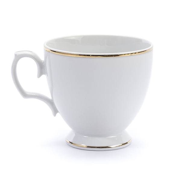 Filiżanka do kawy i herbaty porcelanowa MARIAPAULA ZŁOTA LINIA 200 ml