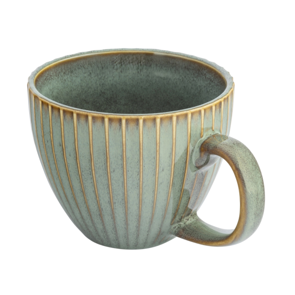Filiżanka do kawy i herbaty porcelanowa JUMBO REACTIVE SAGE NBC 450 ml